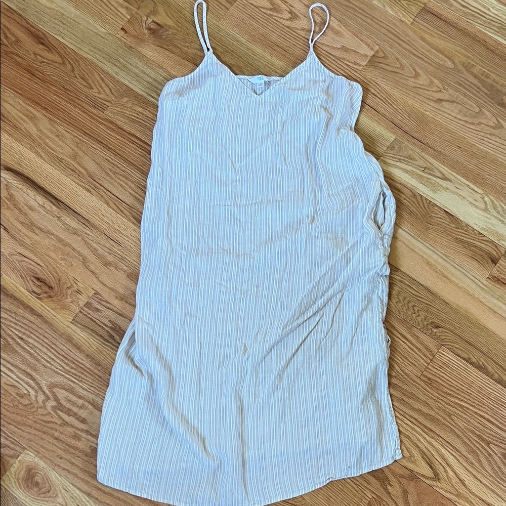 Time and Tru Cream Midi Dress